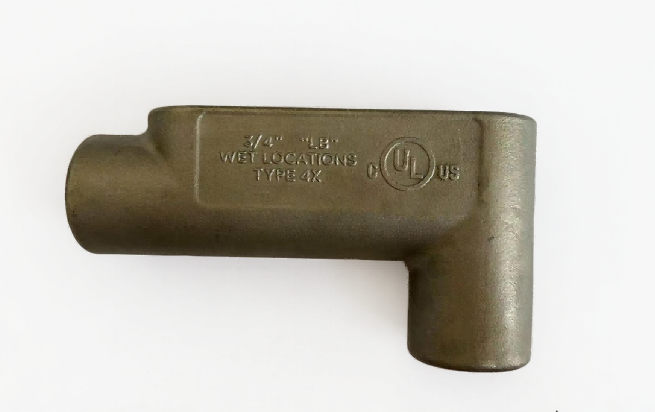 Corps de conduit de style LB 3/4