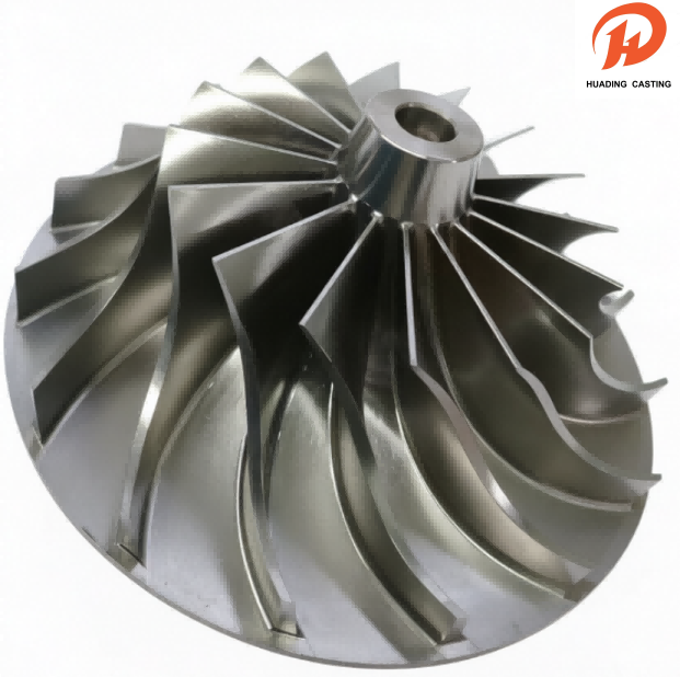 Roues de compresseur centrifuge usinées CNC avec précision