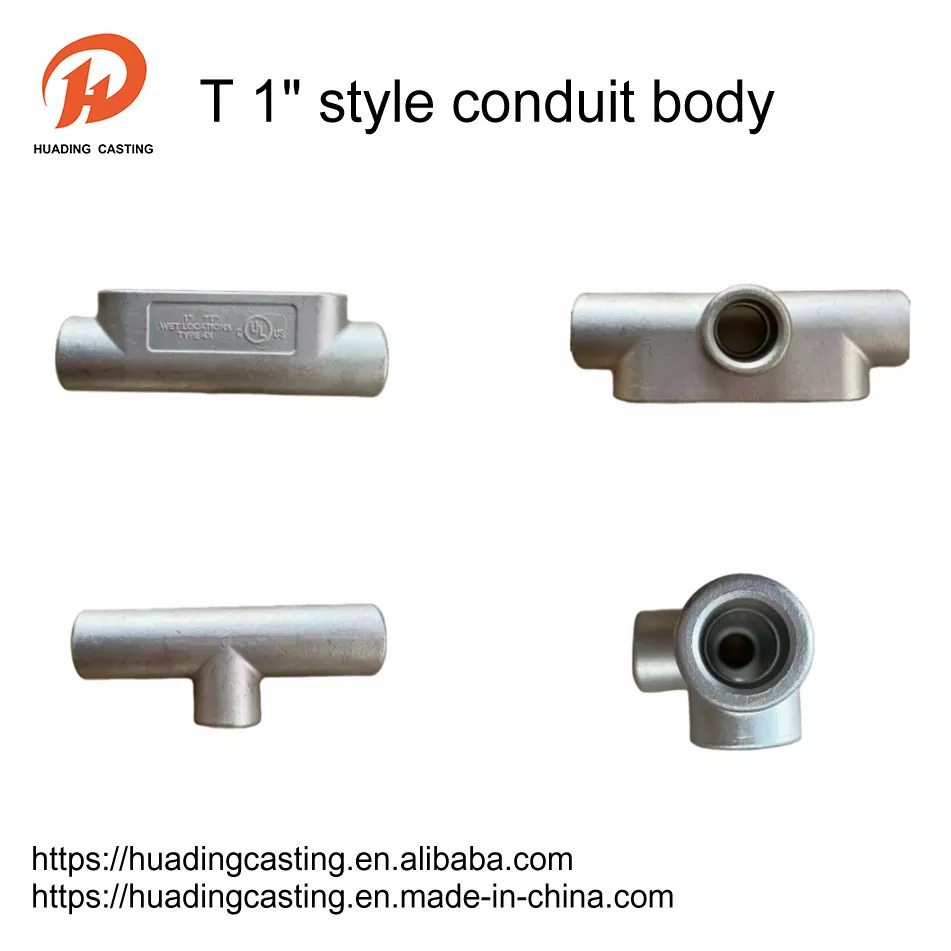 Corps de conduit de style t